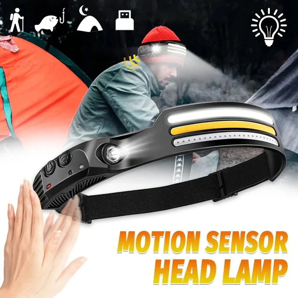 Fish Finder Battery - Lampu Depan Induksi LED COB Isi