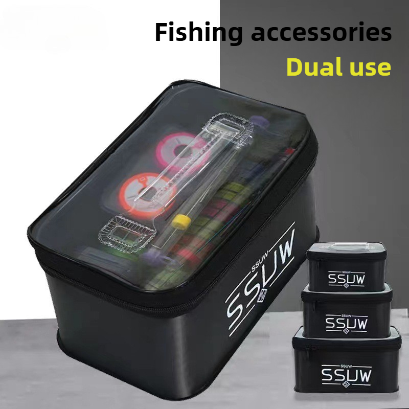 Fish Finder Case - Kotak Alat Pancing EVA Portabel, Organizer