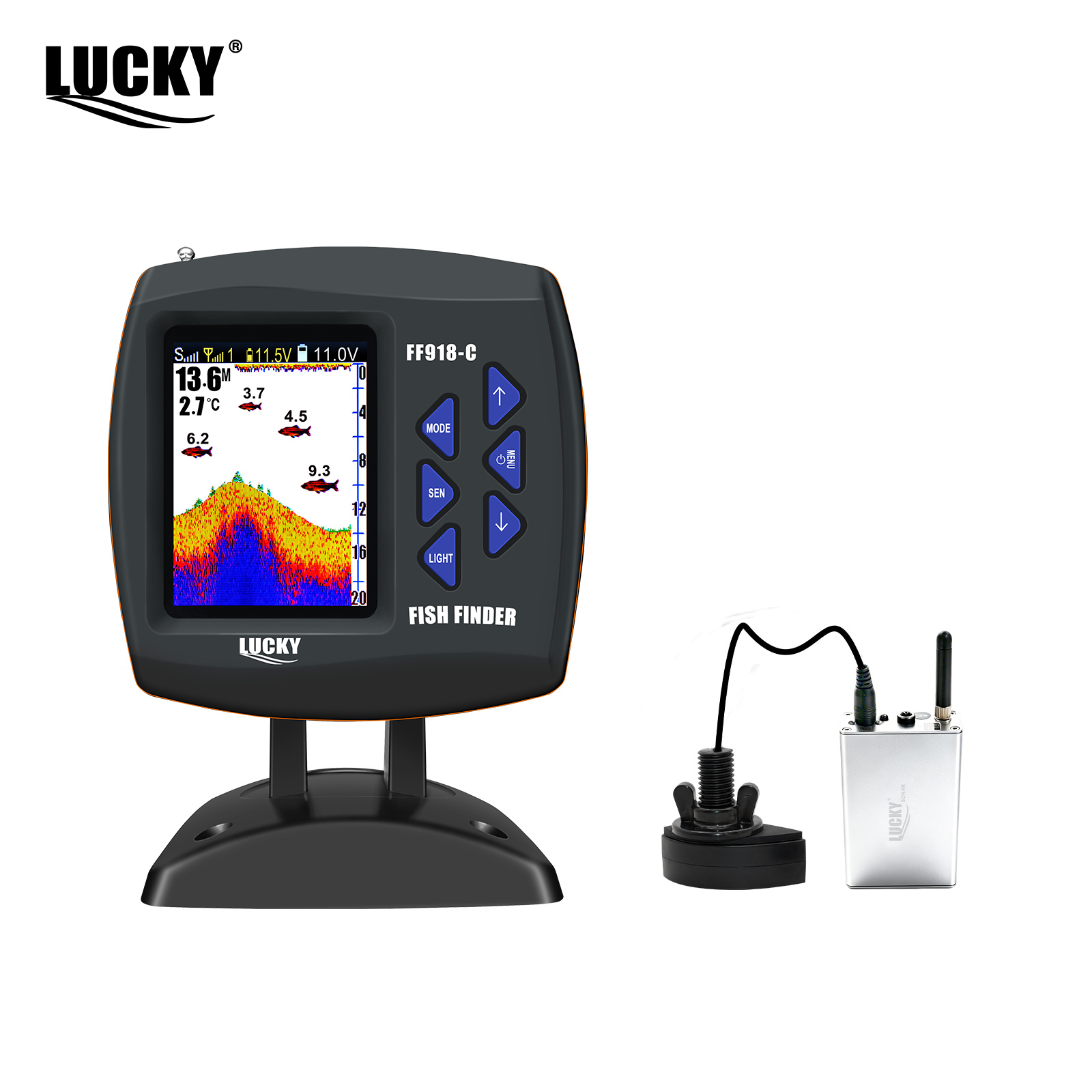 Fish Finder Gps - Perahu Remote Control Nirkabel Lucky FF918