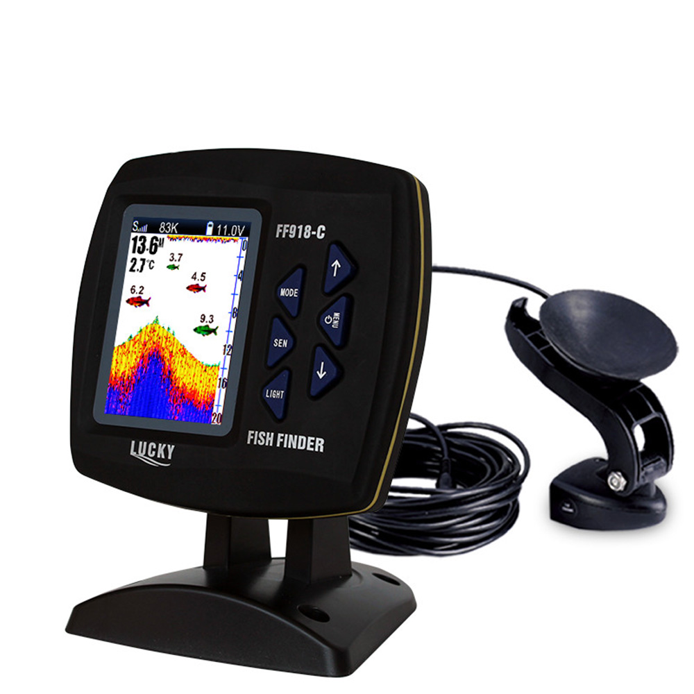 Fishing Depth Finder - Pencari ikan kabel frekuensi ganda, layar