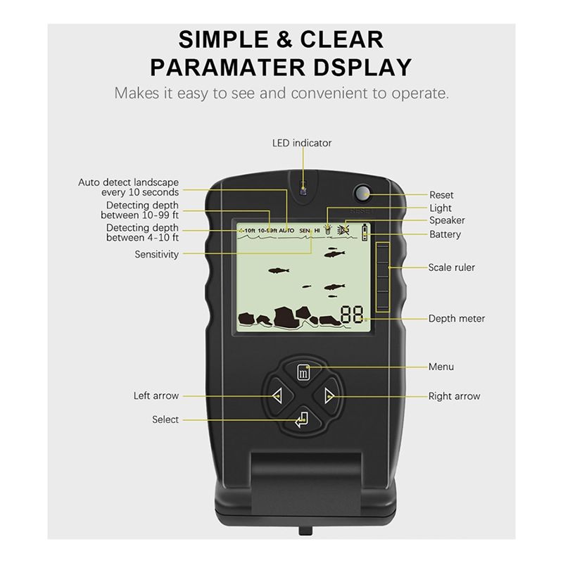 Alat Pendeteksi Ikan Portabel  - Fish Finder Portable ulasan dan harga