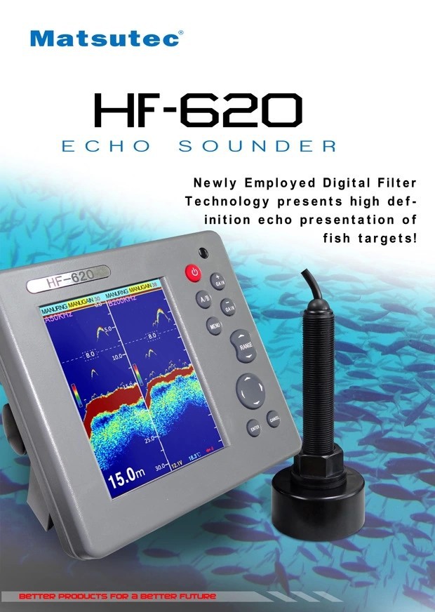 Matsutec 6-inci HF-620 MARINE  - Fish Finder ulasan dan harga