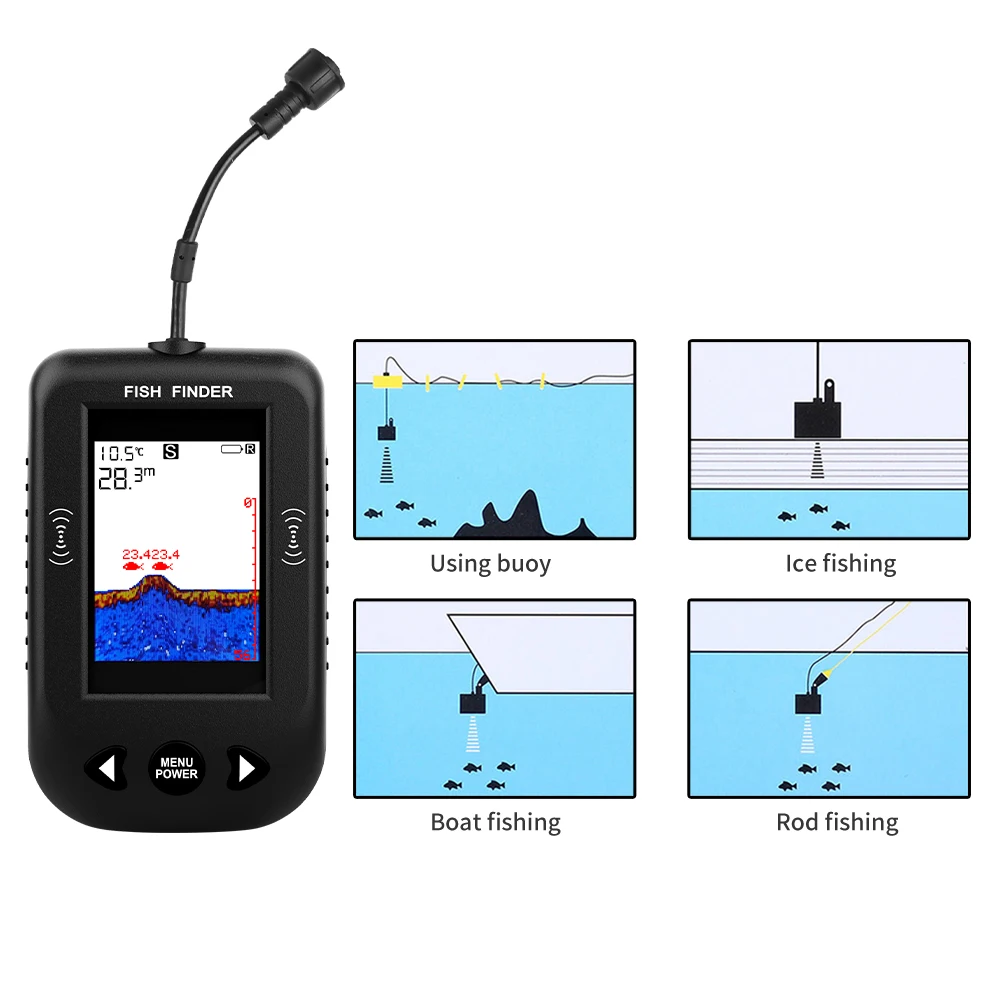 Alarm 100M Sonar Portabel Penc - Fish Finder Portable ulasan dan harga