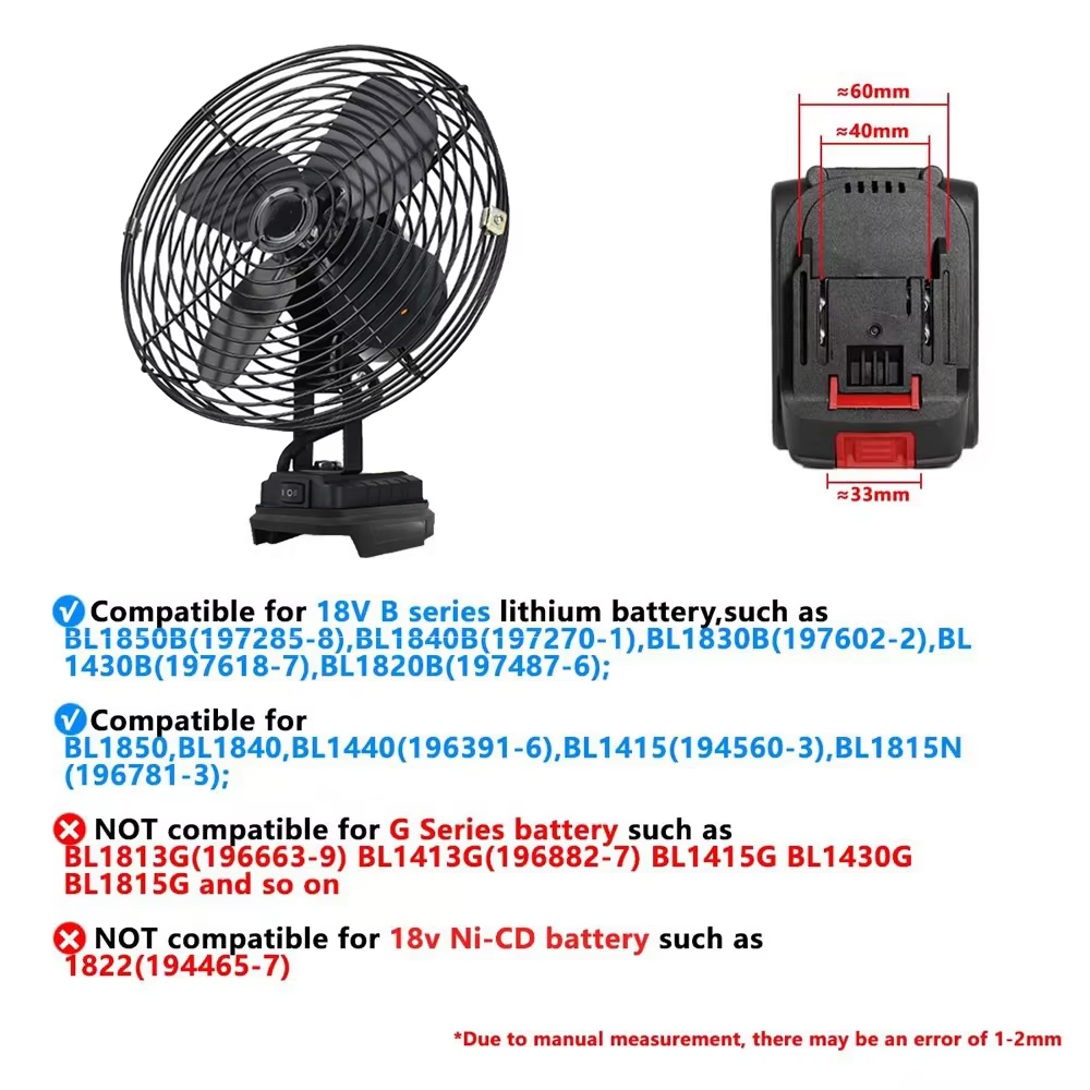 Kipas Camping 6/8In, Kipas Log - Fish Finder Battery ulasan dan harga