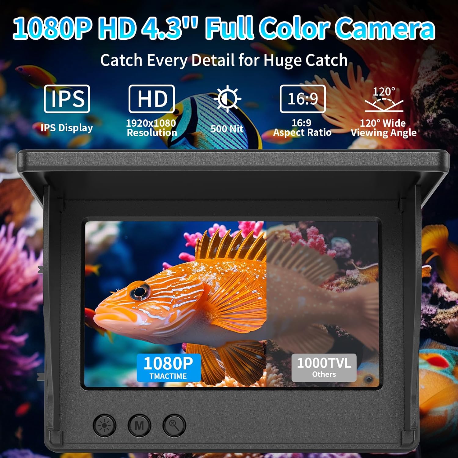 Pencari Kedalaman Ikan Portabe - Fish Finder Portable ulasan dan harga