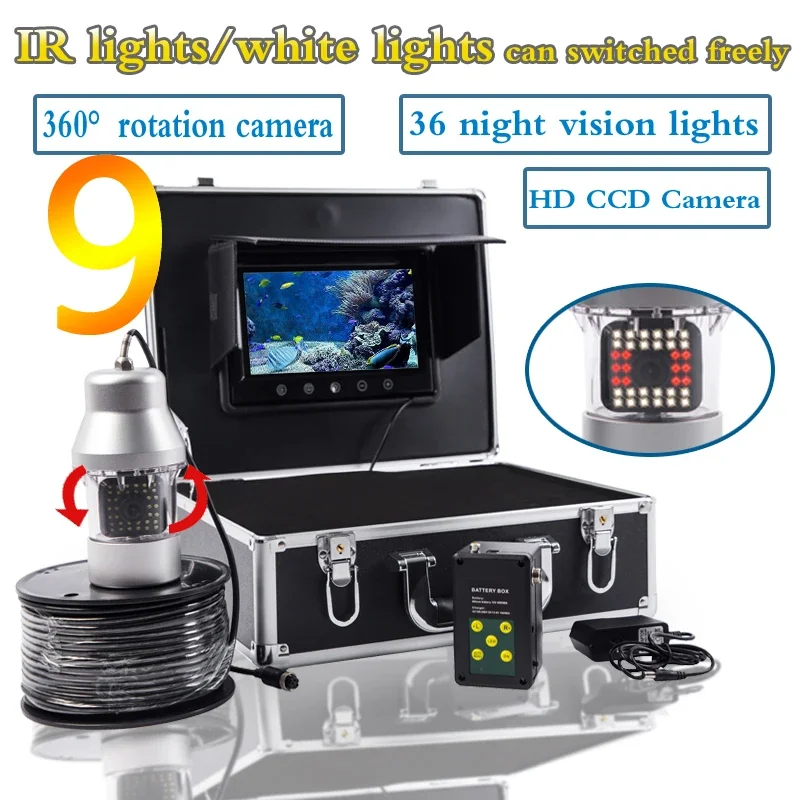 Fish finder F08A 9 inci Kamera - Fishing Camera ulasan dan harga