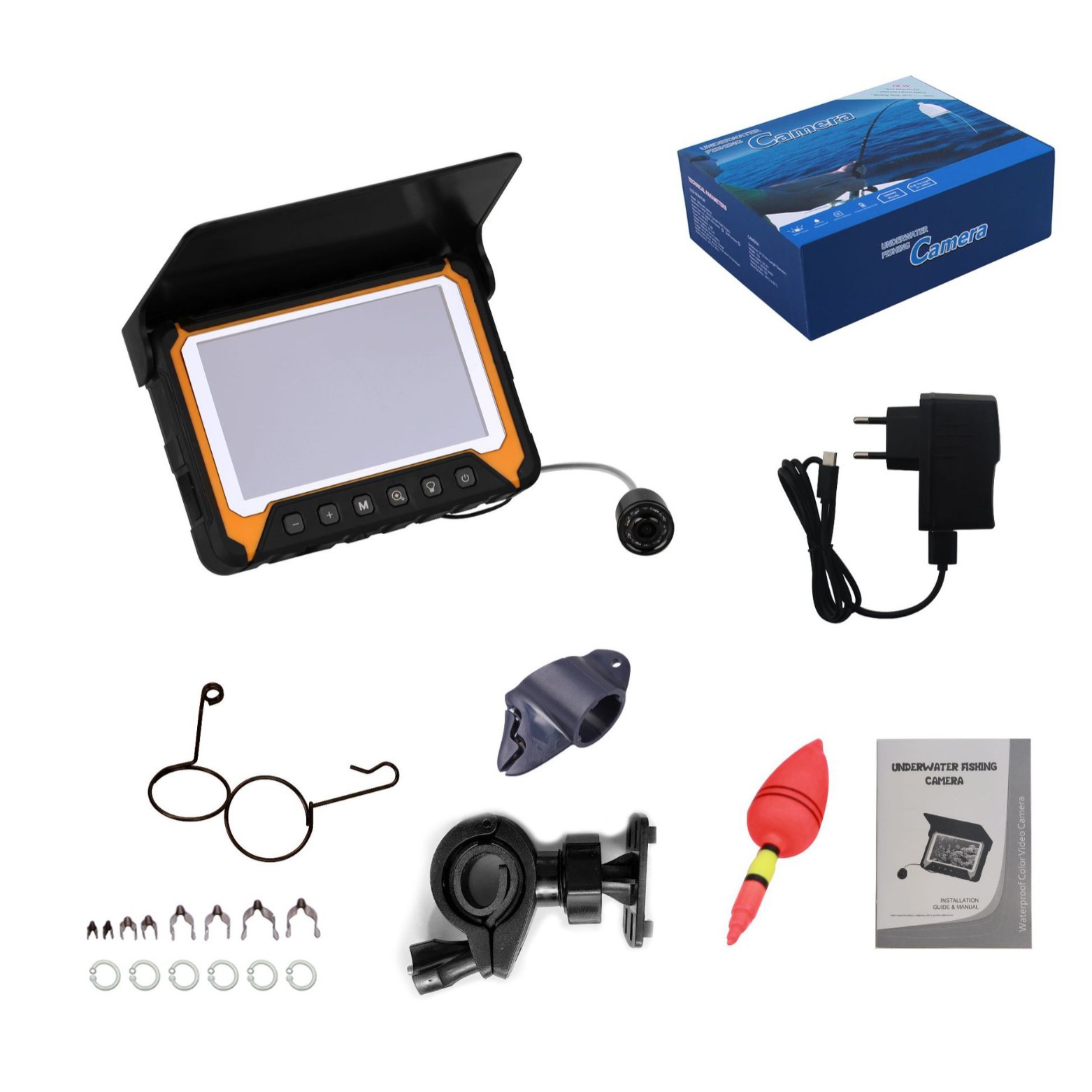 Layar IPS 5 Inci Kamera Pancin - Fishing Camera ulasan dan harga