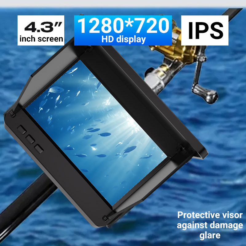 Kamera Pancing Es 4.3 Inci Fis - Fishing Depth Finder ulasan dan harga