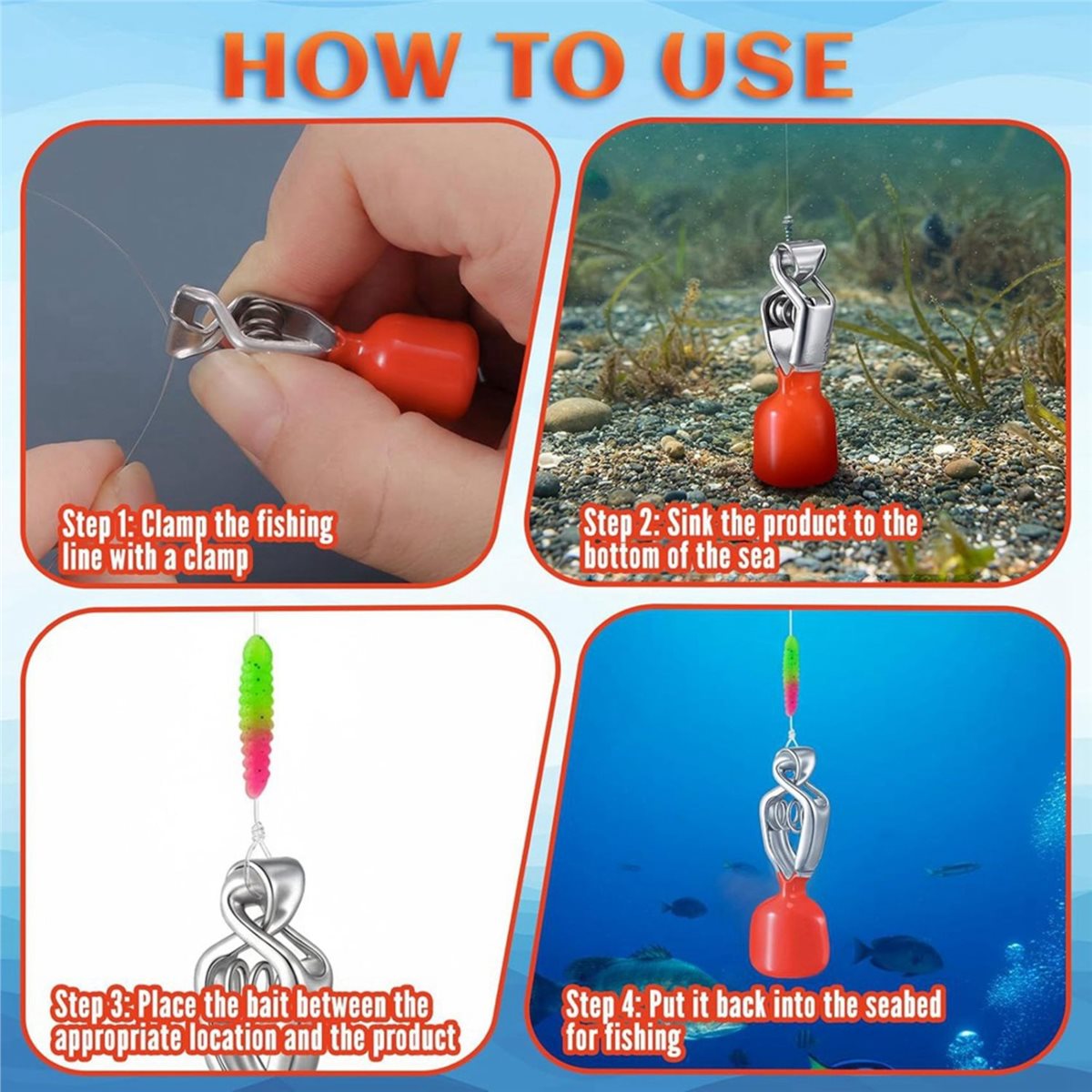 618 Mega Sale 4 Pack Alat Peng - Fishing Depth Finder ulasan dan harga