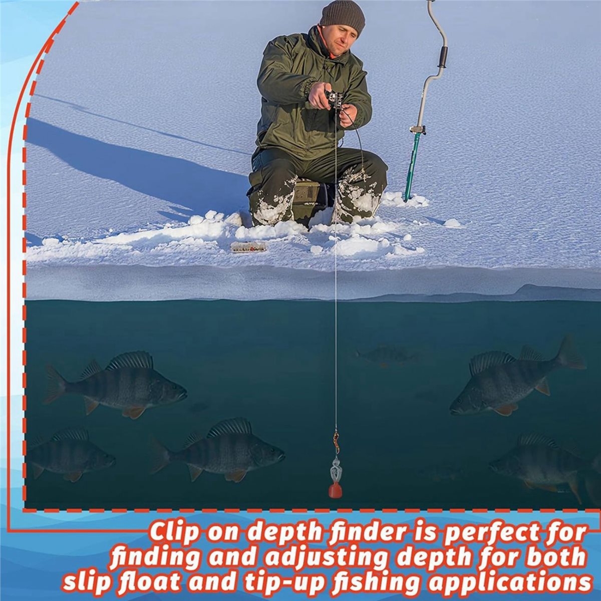 618 Mega Sale 4 Pack Alat Peng - Fishing Depth Finder ulasan dan harga