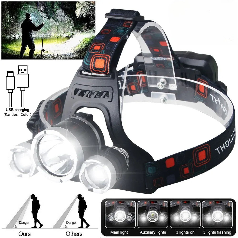 Lampu Depan LED Daya Tinggi 18 - Fish Finder Battery ulasan dan harga