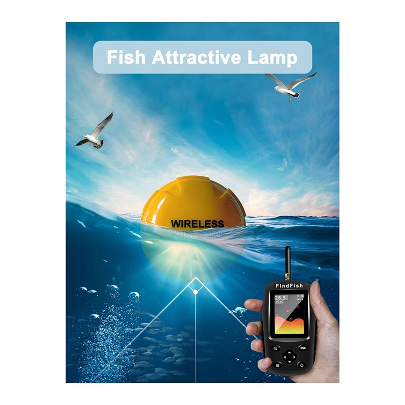 Alat Pendeteksi Ikan Portabel  - Fish Finder Portable ulasan dan harga
