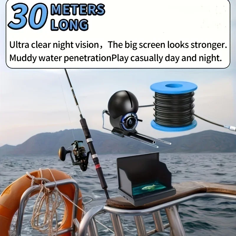 Kamera Pancing Bawah Air 4.3 I - Fishing Depth Finder ulasan dan harga