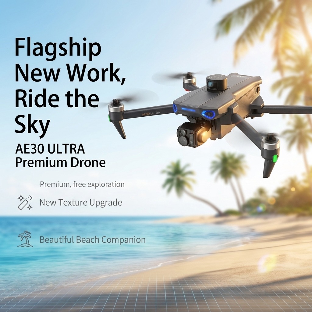 Drone GPS AE30 Ultra Baru Kame - Fishing Camera ulasan dan harga