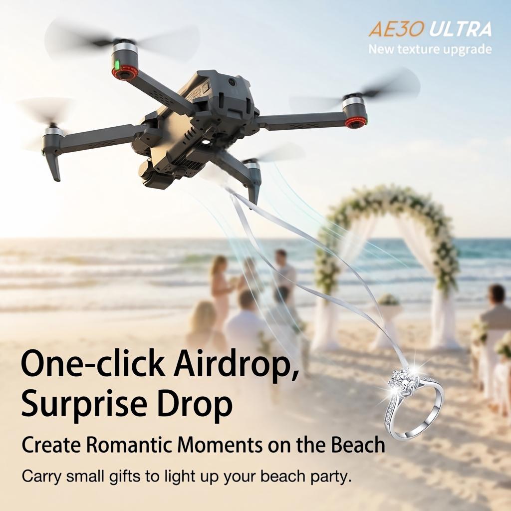 Drone GPS AE30 Ultra Baru Kame - Fishing Camera ulasan dan harga